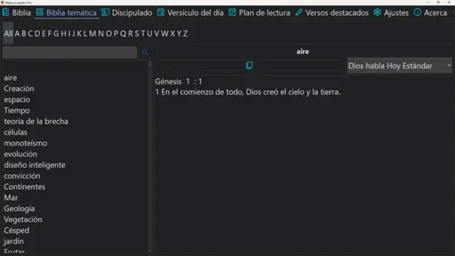 BIBLIA EN ESPAÑOL PRO - Aplicación bíblica multiversión gratuita para Windows Screenshot (285)