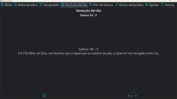 BIBLIA EN ESPAÑOL PRO - Aplicación bíblica multiversión gratuita para Windows screenshot