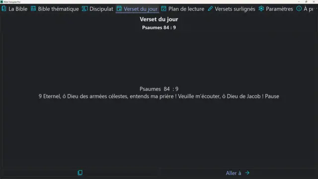 Bible Française Pro - Application biblique multiversion gratuite pour Windows